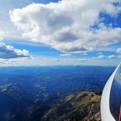 Flugwegposition um 12:41:13: Aufgenommen in der Nähe von Gemeinde St. Aegyd am Neuwalde, Österreich in 2473 Meter